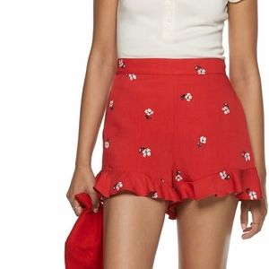 NWT POPSUGAR Ruffle Hem Shorts